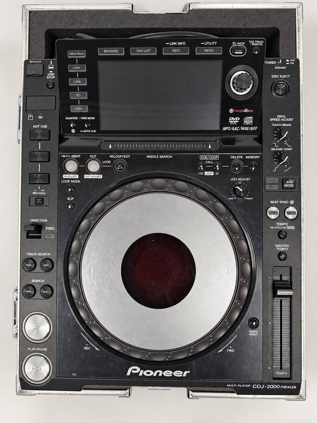 Pioneer CDJ-2000 Nexus multiplayer i flightcase